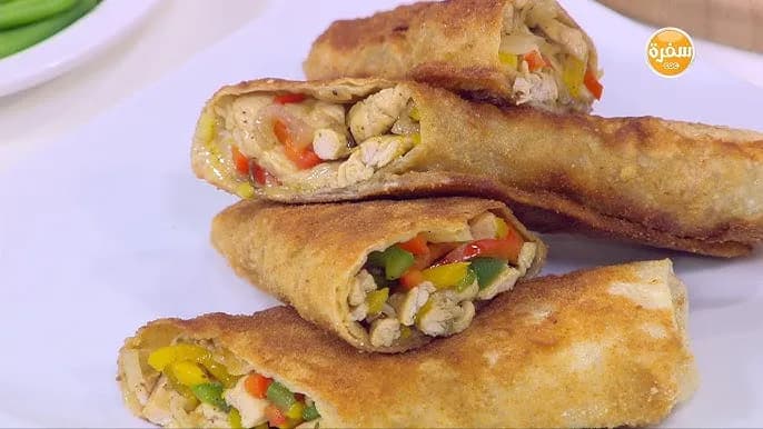 رول بانيه بالجبنة
